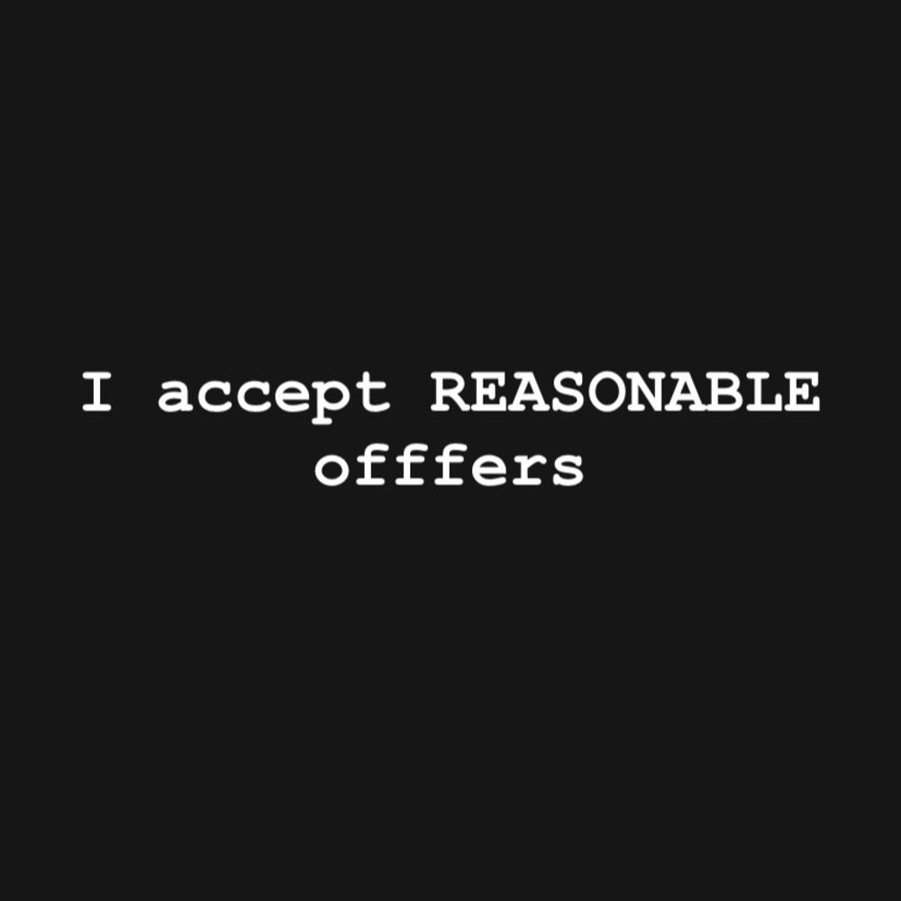 50% off is not reasonable